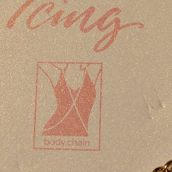 NWT Body Chain Flower & Rhinestones - Picture 3 of 3